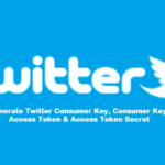 Generate Twitter Consumer Key and Access Token