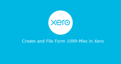 File Xero 1099 Misc Form