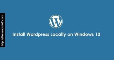 How to install wordpress locally on windows 10