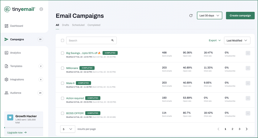 Email Campaign Performance Monitor