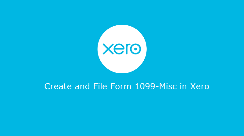 File Xero 1099 Misc Form
