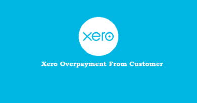 Xero Overpayment from customer