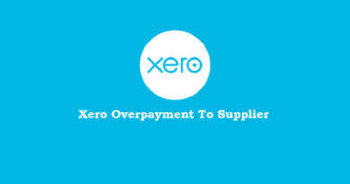 Xero Overpayment To Supplier