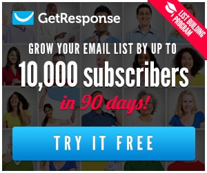 GetResponse - Grow Your List - 300x250