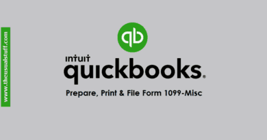 QuickBooks Online 1099 Form