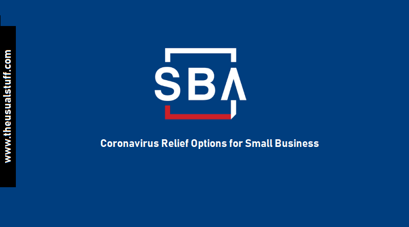 SBA Loans - Coronavirus Relief Options