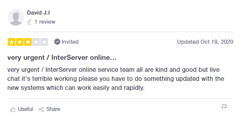 InterServer - Mixed User Reviews - 1